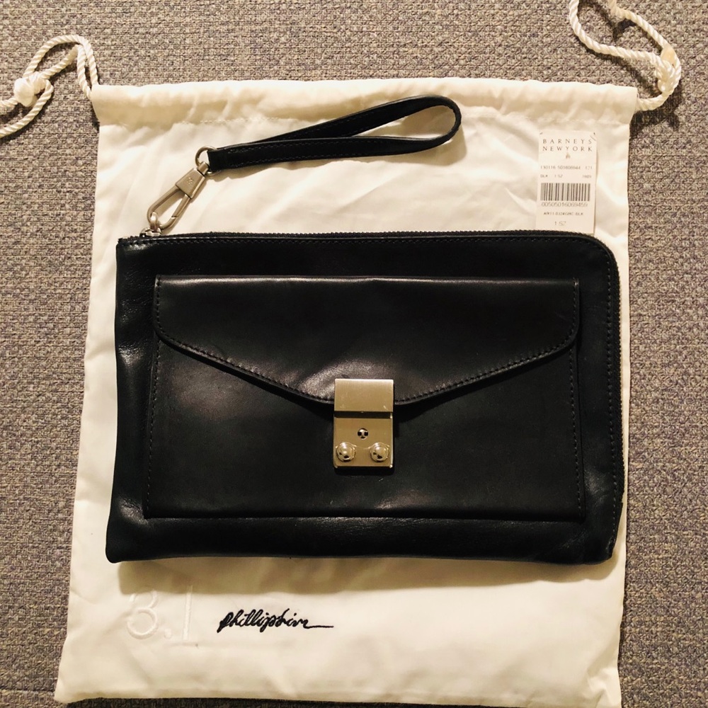 3.1 PHILLIP LIM Black Clutch